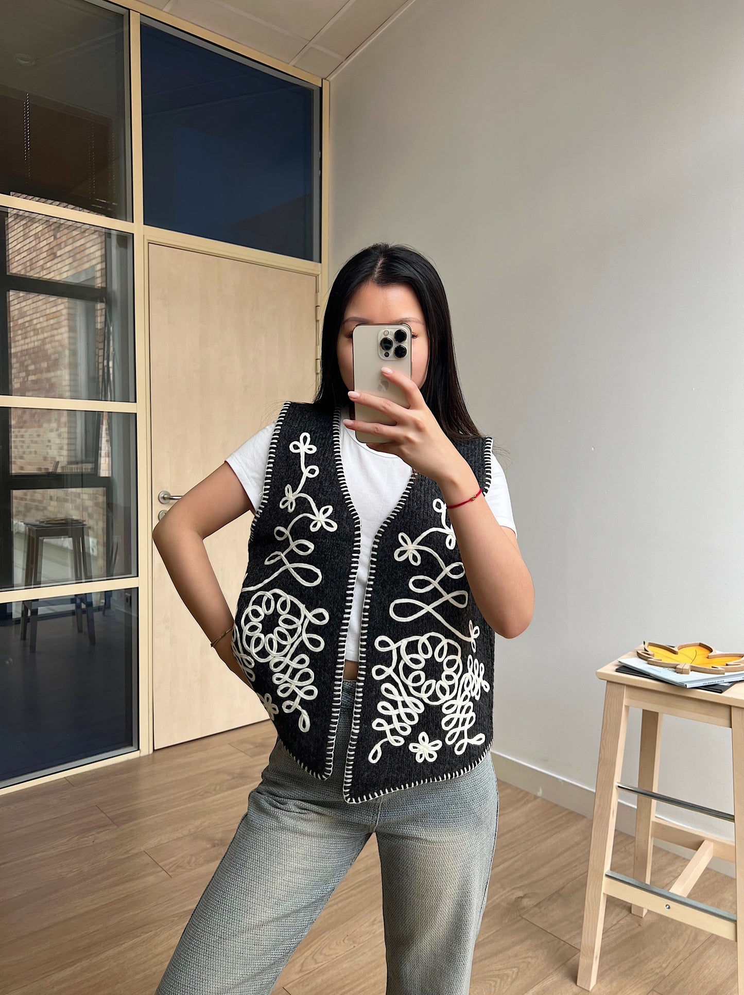 Gilet Grace noir