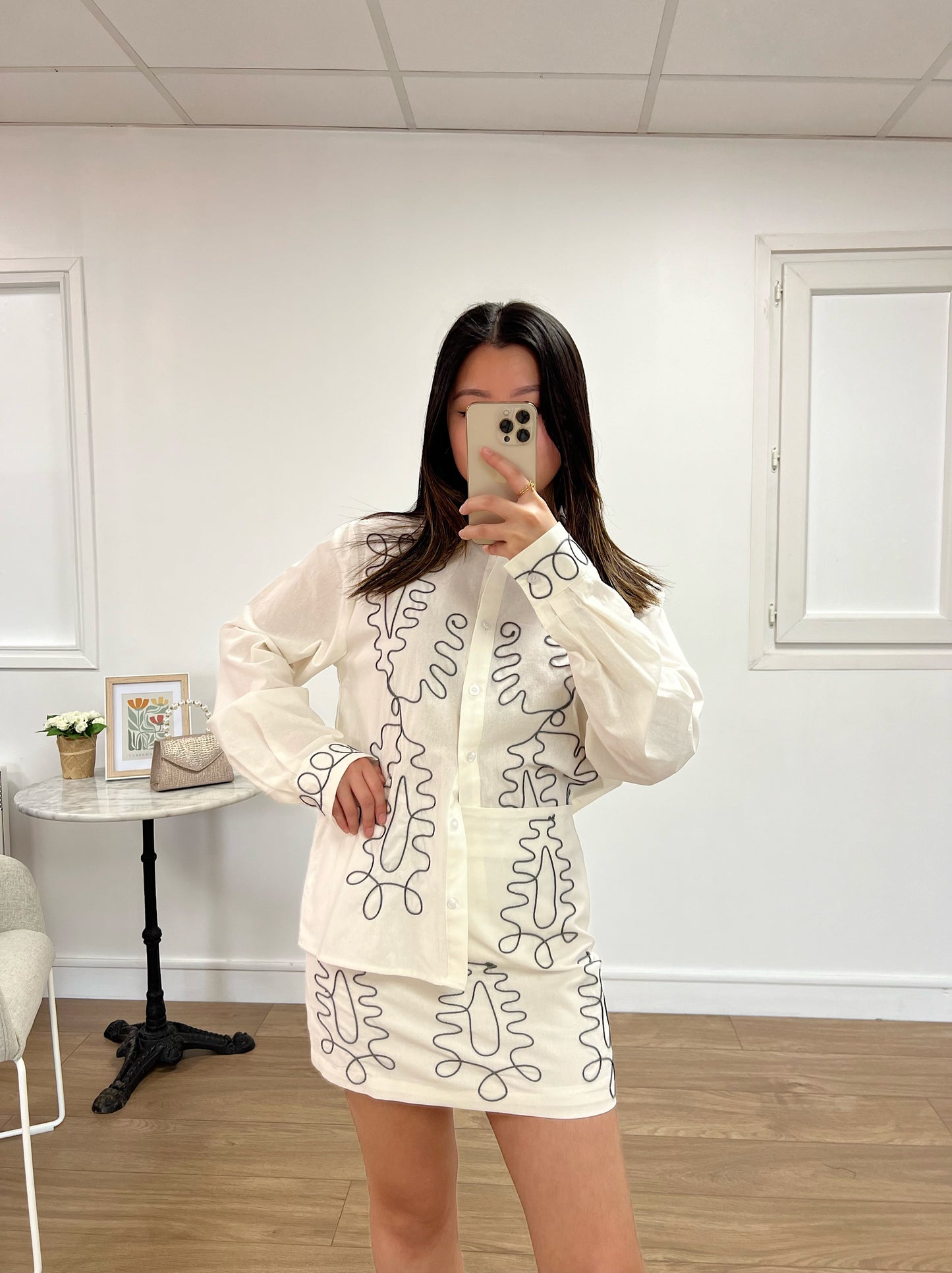 Ensemble Gabriella blanc