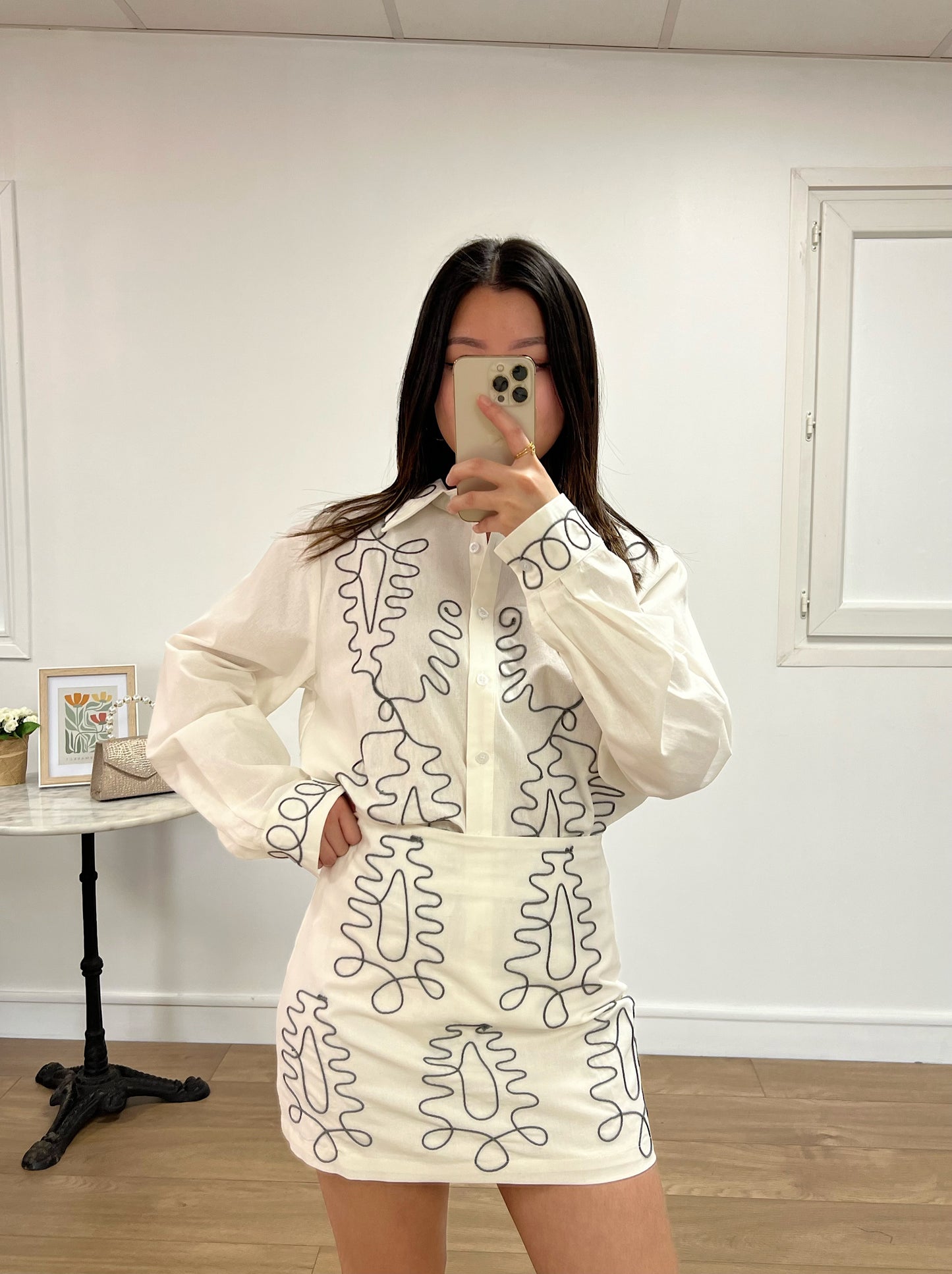 Ensemble Gabriella blanc