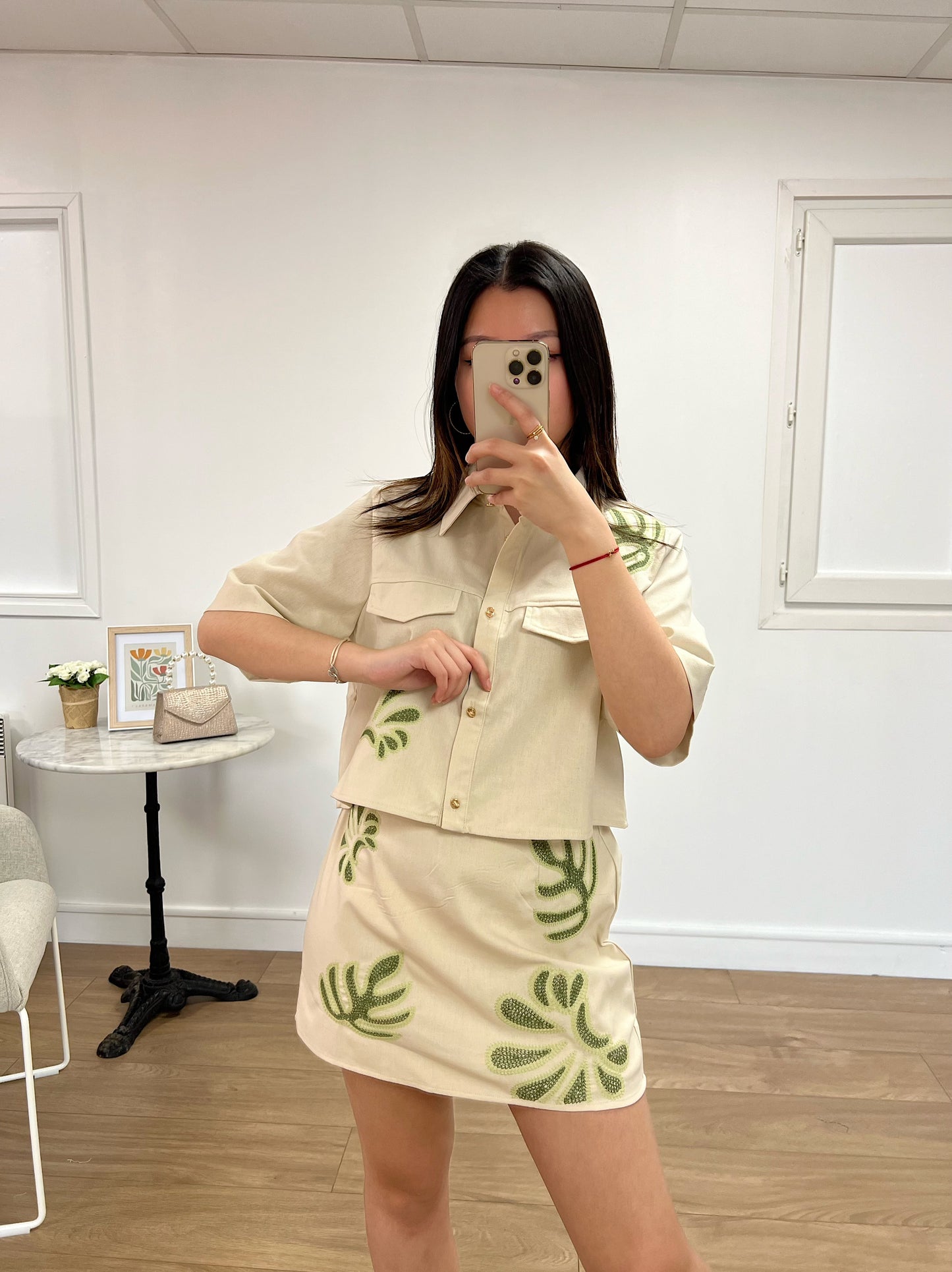 Ensemble Tiya beige