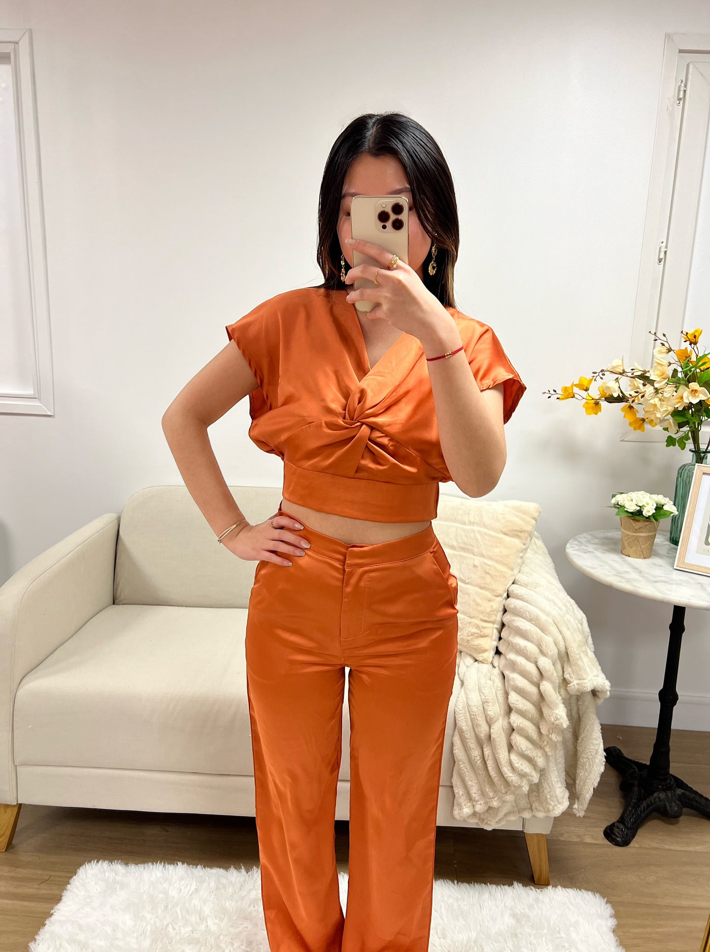 Ensemble Serena orange