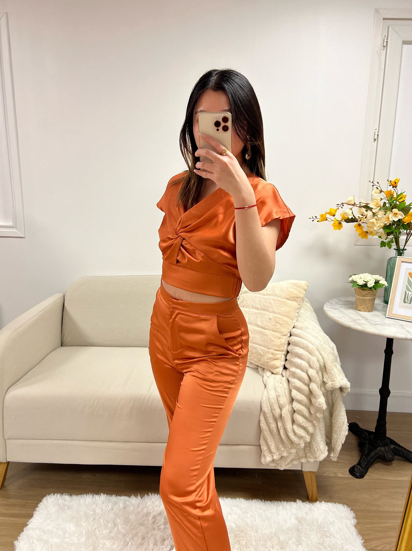 Ensemble Serena orange