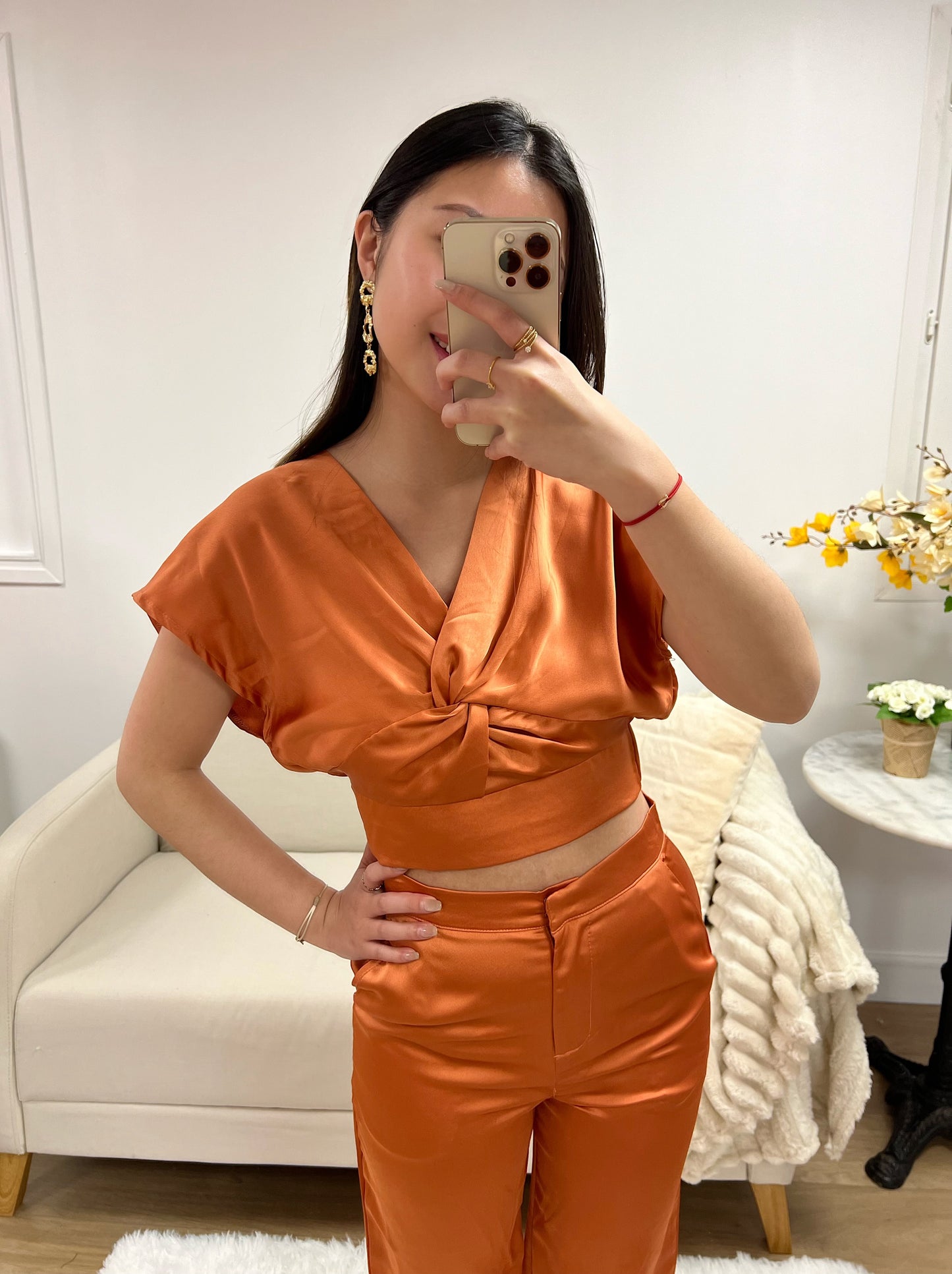 Ensemble Serena orange