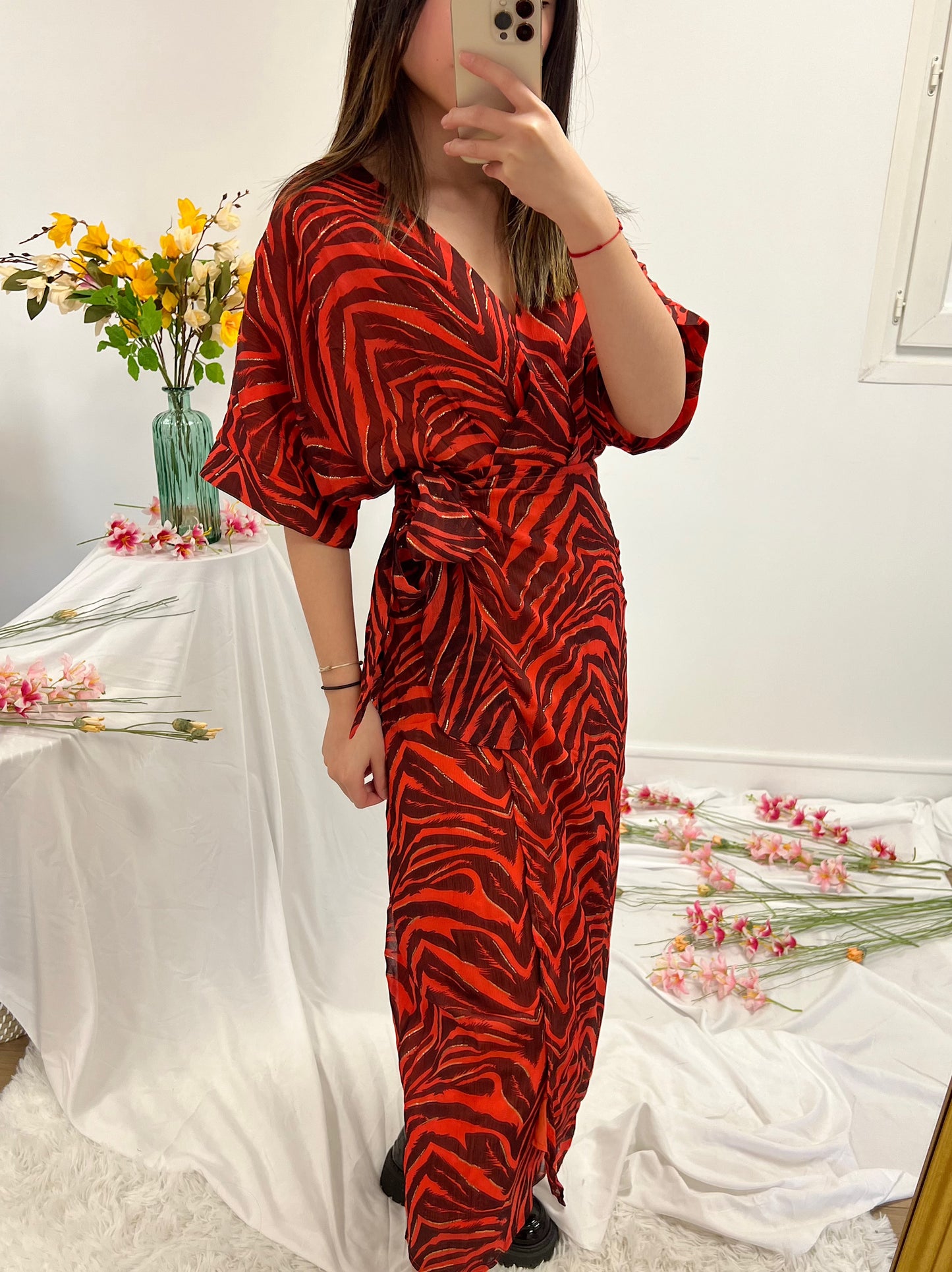 Robe Georgina rouge