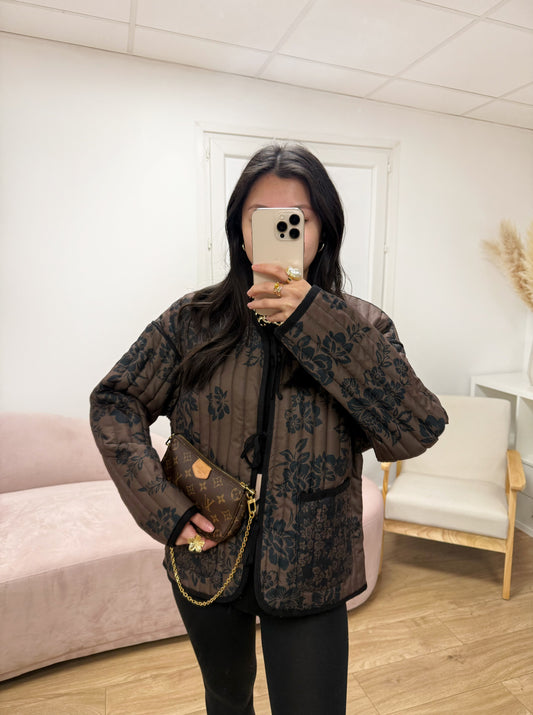 Veste Romane matelassée marron