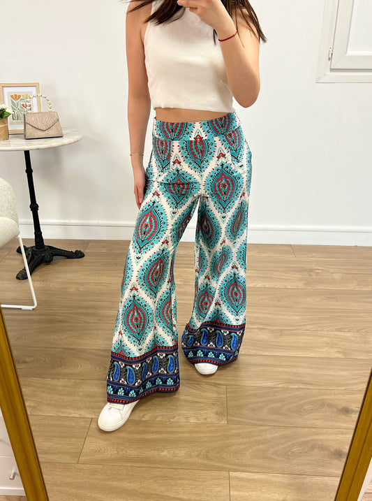 Pantalon Salomé bleu