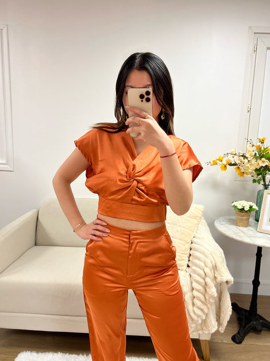 Ensemble Serena orange