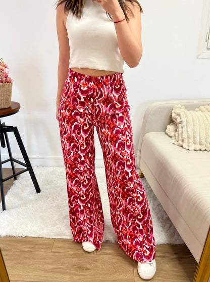 Pantalon Ariane rose